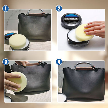 Leather care cleaner