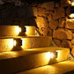 Waterproof solar -powered decorative wall lamp for the terrace