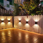 Waterproof solar -powered decorative wall lamp for the terrace