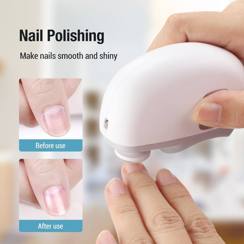 🔥Letzter Tag: 50 % Rabatt🔥👧 3 in 1 Elektrische Nagelknipser und Polierer ✨ Sicher und praktisch für alle!