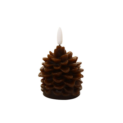 🎉 Flammenlose LED-Tannenzapfenkerzen für stimmungsvolle Deko das ganze Jahr über! 🌲💡