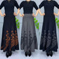✨Elegant high-waisted A-line skirt made of synthetic wool for women👗💖