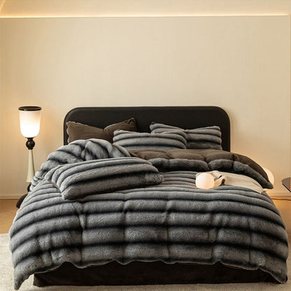 ✨Livraison gratuite✨44% de réduction à durée limitée💕La couette d'hiver en velours de lait - un câlin chaleureux pour les nuits froides