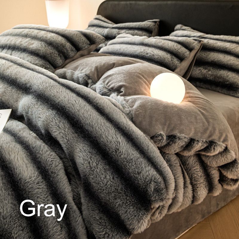 ✨Livraison gratuite✨44% de réduction à durée limitée💕La couette d'hiver en velours de lait - un câlin chaleureux pour les nuits froides