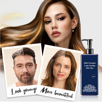 🍀Plant-based hair color cream - Mild formula, long-lasting