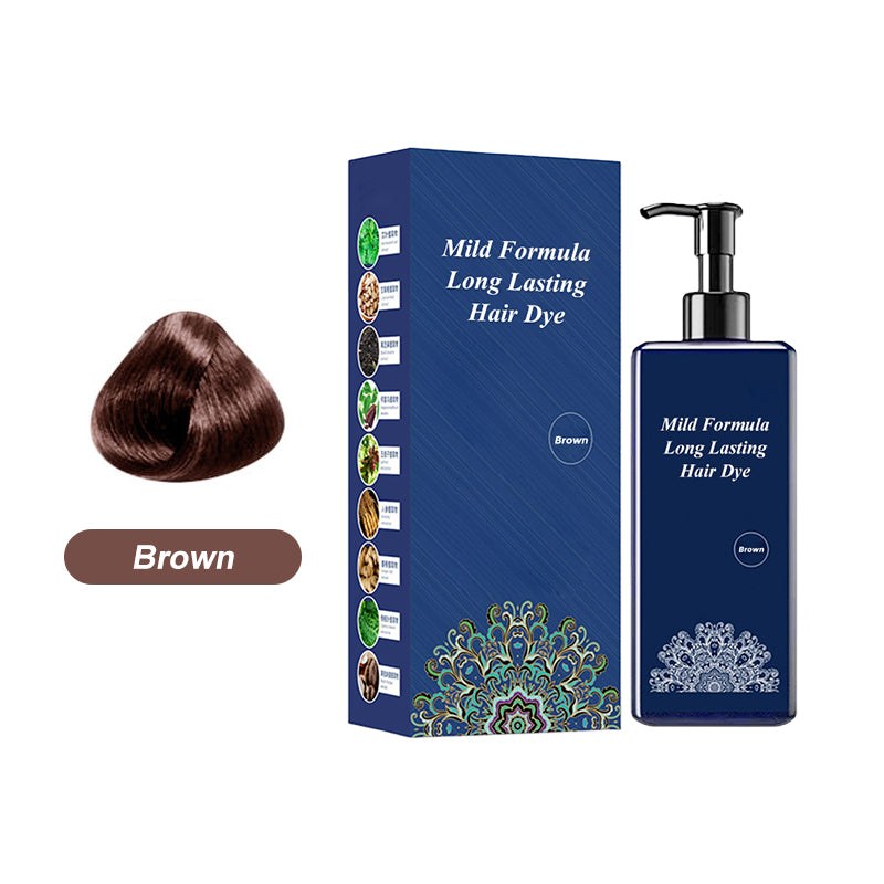 🍀Plant-based hair color cream - Mild formula, long-lasting