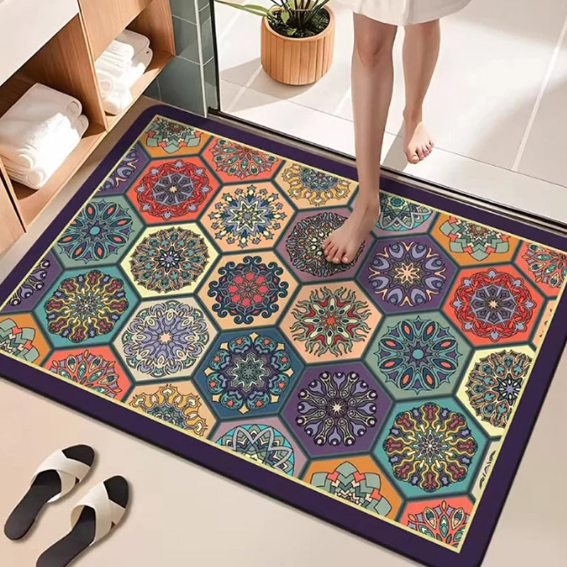 💕 Boheemse geometrische deurmat voor de entree