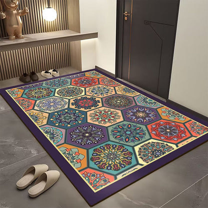 💕 Boheemse geometrische deurmat voor de entree