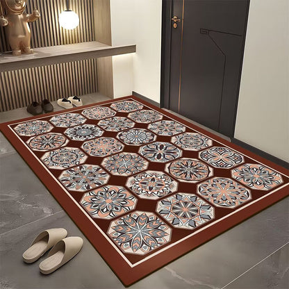 💕 Boheemse geometrische deurmat voor de entree
