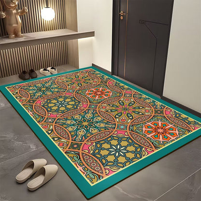 💕 Boheemse geometrische deurmat voor de entree