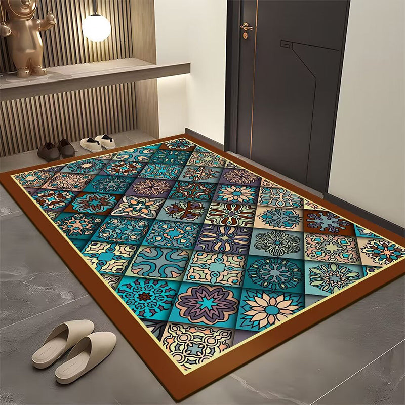 💕 Boheemse geometrische deurmat voor de entree