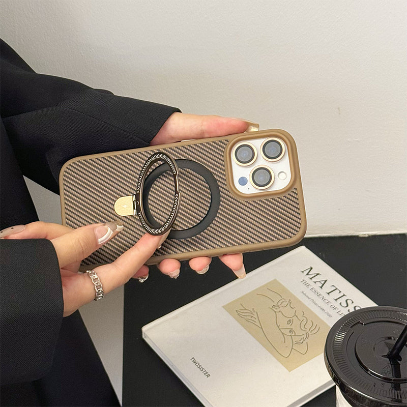💥Hot Sale 50% KORTING🔥Valbestendige magnetische telefoonhoes met standaard en lensfolie