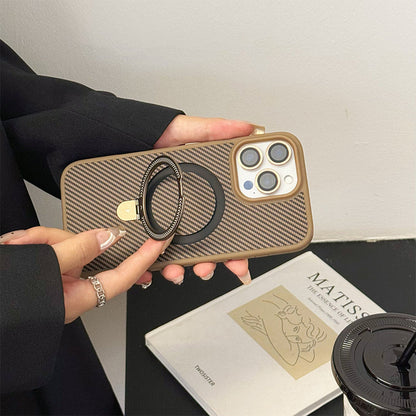 💥Hot Sale 50% KORTING🔥Valbestendige magnetische telefoonhoes met standaard en lensfolie