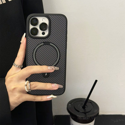 💥Hot Sale 50% KORTING🔥Valbestendige magnetische telefoonhoes met standaard en lensfolie