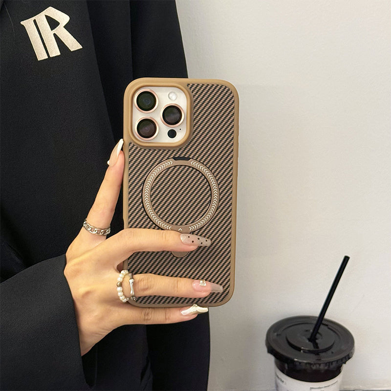 💥Hot Sale 50% KORTING🔥Valbestendige magnetische telefoonhoes met standaard en lensfolie