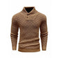 💜 LETZTER TAG DER AKTION – 50 % RABATT 💜Herren Pullover mit strukturiertem Stehkragen