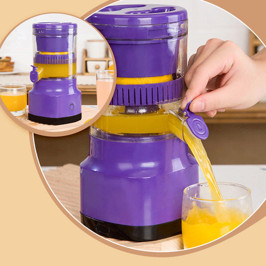 Portable electrical rechargeable citrus press