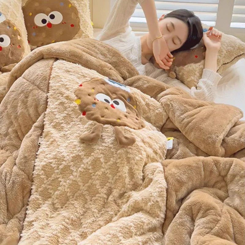 Fumetto 2 in 1 cuscinetto di peluche convertibile