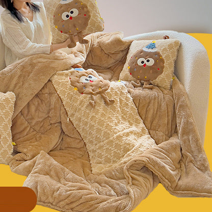 Fumetto 2 in 1 cuscinetto di peluche convertibile