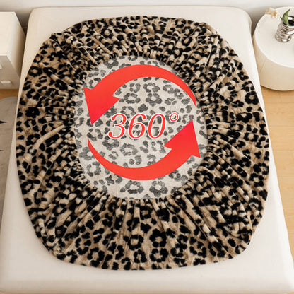 🔥HOT SALE 🔥Soft fitted sheet with leopard print