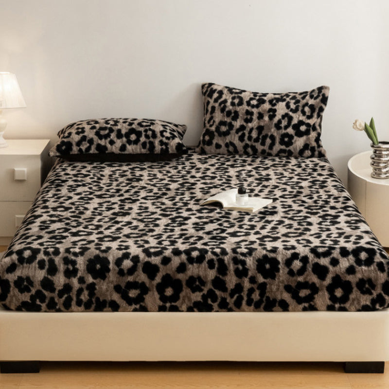 🔥HOT SALE 🔥Soft fitted sheet with leopard print