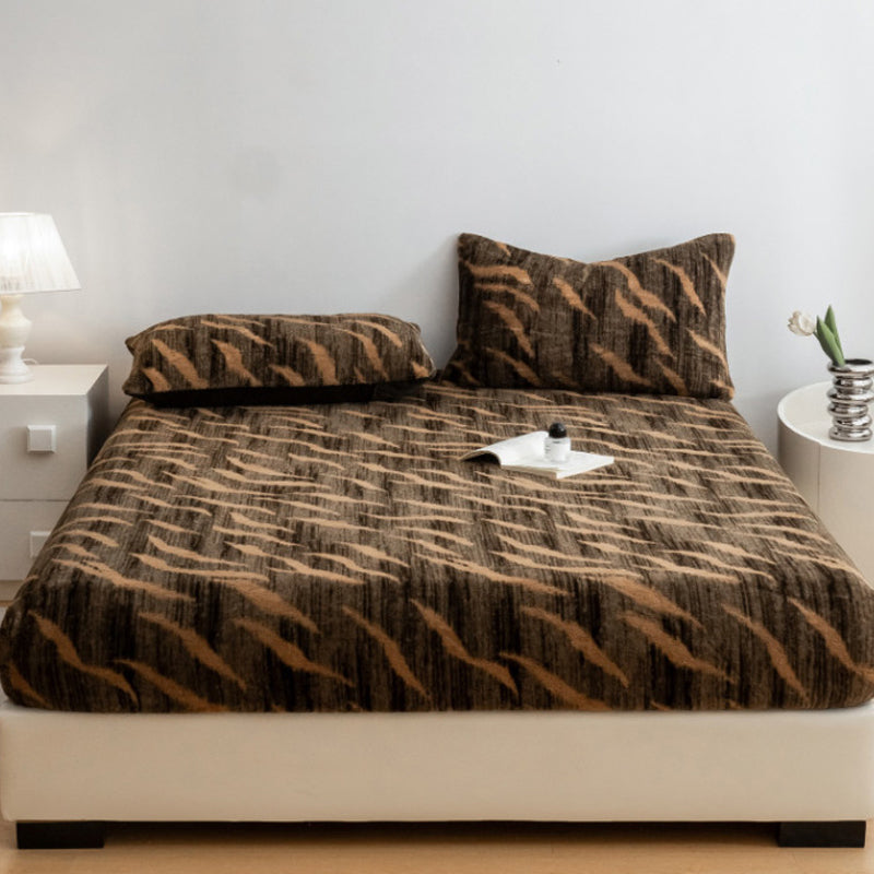 🔥HOT SALE 🔥Soft fitted sheet with leopard print