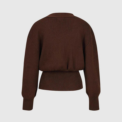 🎅Early Christmas Sale-Elegant One Button Knitted Sweater for Women