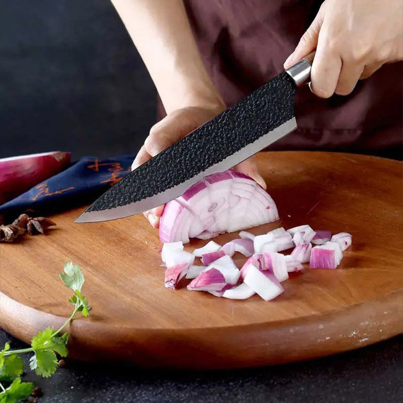 🎁💝Juego de cuchillos de cocina profesionales de acero inoxidable.