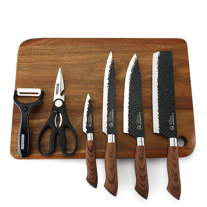 🎁💝Juego de cuchillos de cocina profesionales de acero inoxidable.