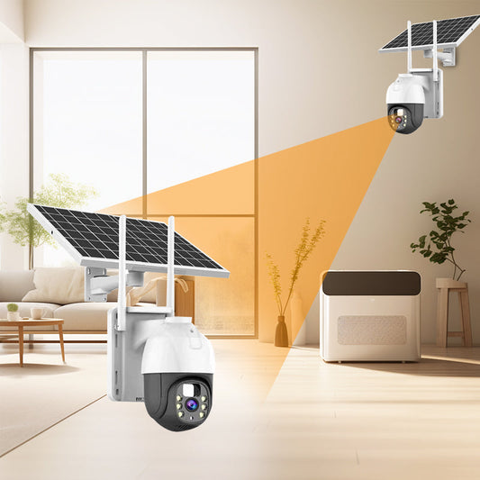 Solar -powered remote monitoring camera