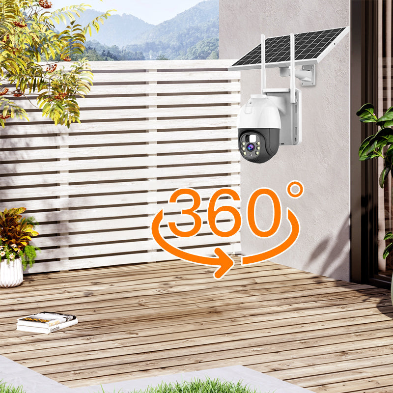 🎁Nuovi aggiornamenti 2024✨🎥Telecamera di sorveglianza remota alimentata ad energia solare