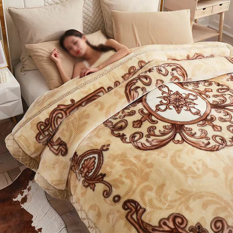 Luxe, bedrukt kingsize plafond voor het bed