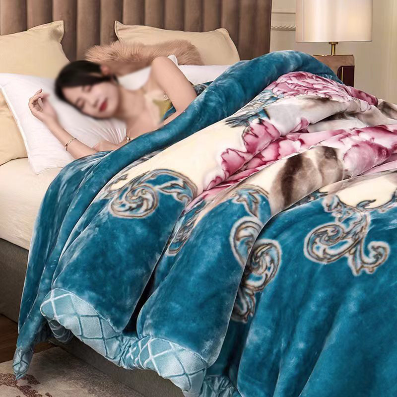 Luxe, bedrukt kingsize plafond voor het bed