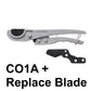 Cutter di tubi Breitmaul-PVC con chiusura di sicurezza