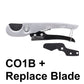 Cutter di tubi Breitmaul-PVC con chiusura di sicurezza
