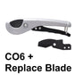 Cutter di tubi Breitmaul-PVC con chiusura di sicurezza