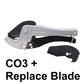 Cutter di tubi Breitmaul-PVC con chiusura di sicurezza