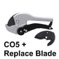 Cutter di tubi Breitmaul-PVC con chiusura di sicurezza