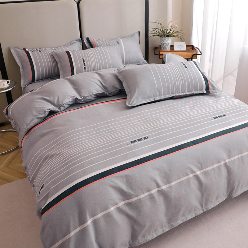 Ensembles de linge de lit confortable imprimées en 4 pièces