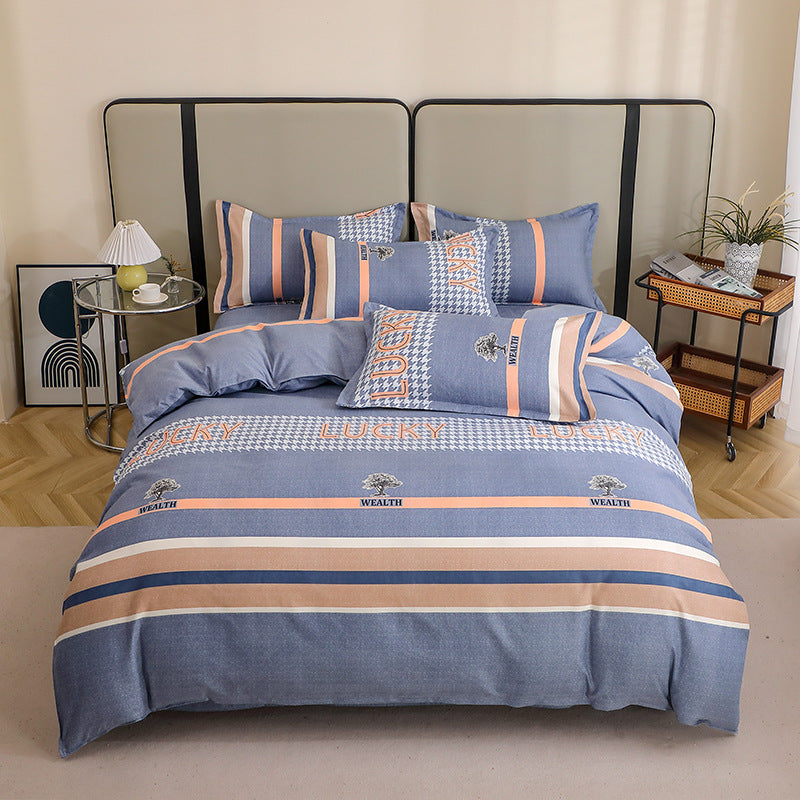 Ensembles de linge de lit confortable imprimées en 4 pièces