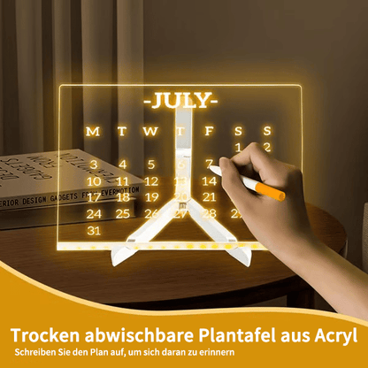🎄Weihnachtsaktion  🎁Kreatives wiederbeschreibbares Acryl-LED-Nachrichtenschild(kommt mit 7 Stiften)