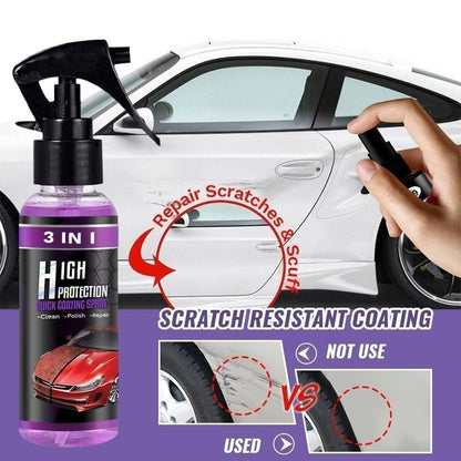 Spray per rivestimento per auto veloci 3 in 1 di protezione ad alta protezione