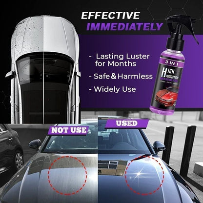 Spray per rivestimento per auto veloci 3 in 1 di protezione ad alta protezione