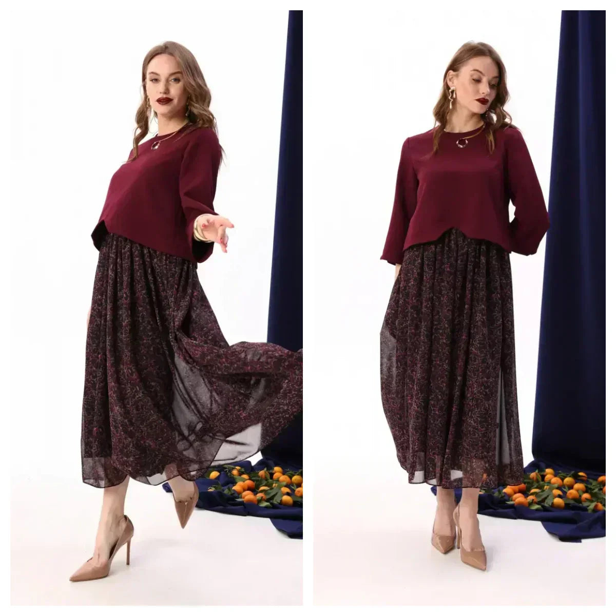 🌟50 % Rabatt: Elegantes hochwertiges Kleid