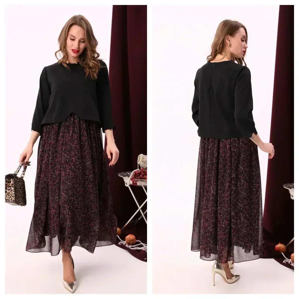 🌟50 % Rabatt: Elegantes hochwertiges Kleid