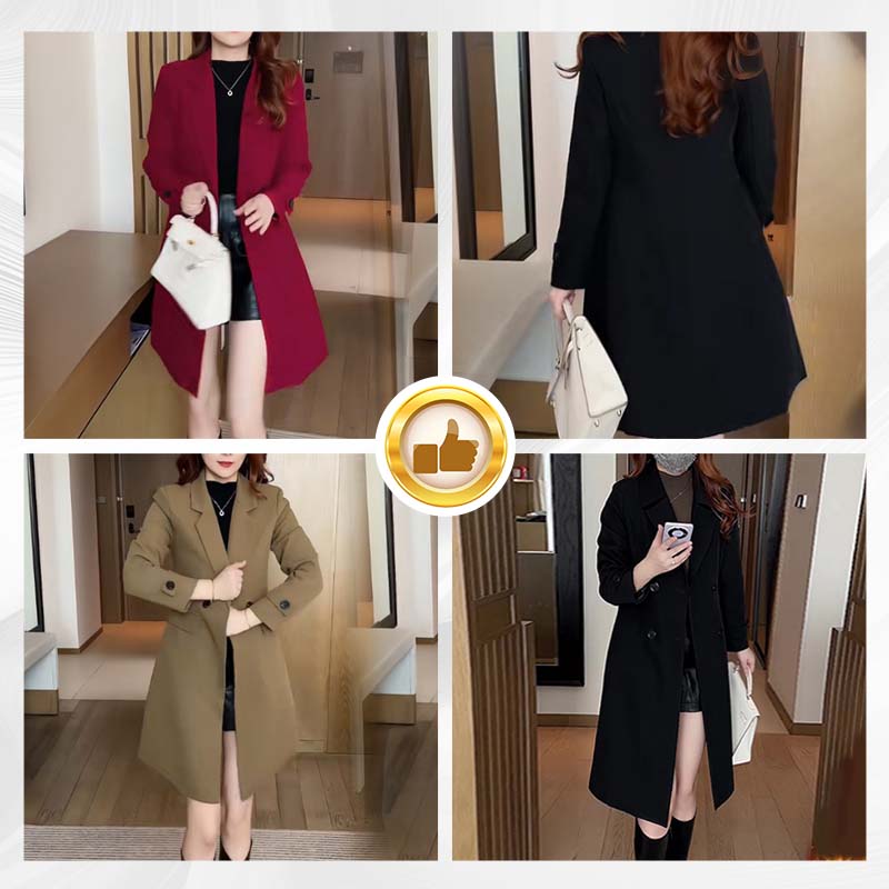 Damesmode slanke trench jas
