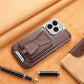 Descuento navideño 50% OFF🔥Funda de cuero de lujo para iPhone con correa magnética extraíble