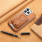 Descuento navideño 50% OFF🔥Funda de cuero de lujo para iPhone con correa magnética extraíble