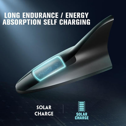 🚗 50% RABATT! 🦈 Solar-Dachantenne – Haifischflossenform & LED-Licht ✨