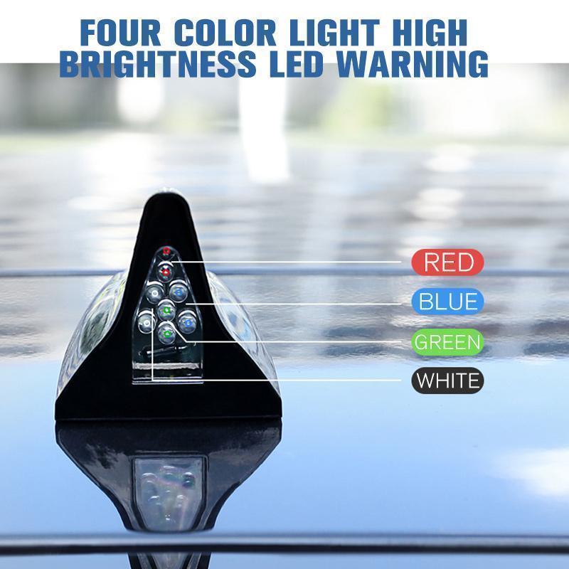 🚗 50% RABATT! 🦈 Solar-Dachantenne – Haifischflossenform & LED-Licht ✨